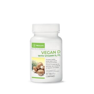 vitamines D2 et D3, d'origine naturelle issues d'aliments complets, sont nécessaires au maintien d'une ossature solide et d'une fonction immunitaire normale.